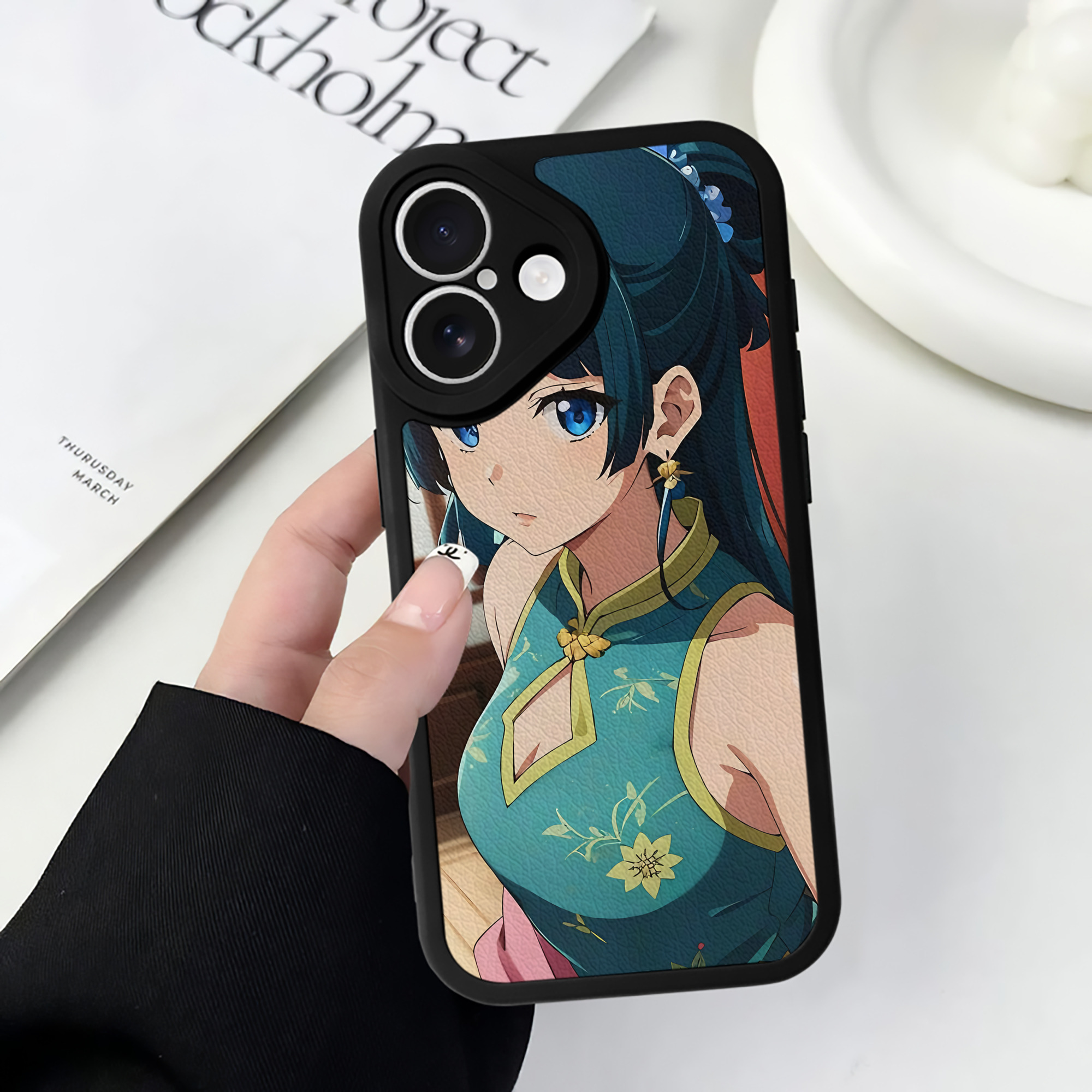 薬屋のひとりごと The Apothecary Diaries 【iPhone 16シリーズ対応】シリコンスマホケース（レザー調） 材質：シリコン